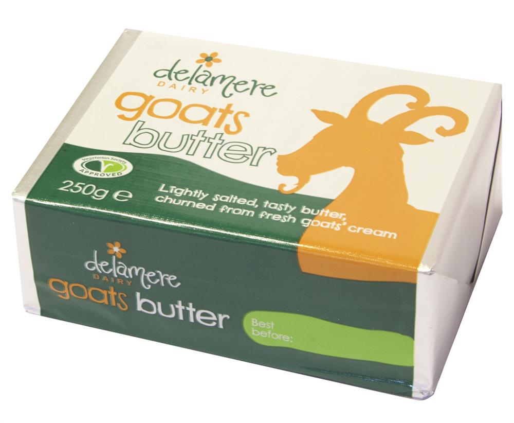 Delamere Goats Butter Block 250g - Greenlands Health Store