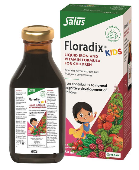 Floradix Kids Iron and vitamin formula for children 250ml - Greenlands Health Store