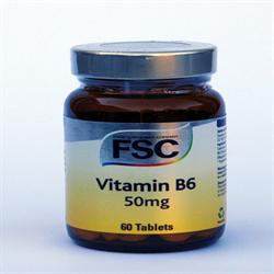 Vitamin B6 100mg 60 Tablets - Greenlands Health Store