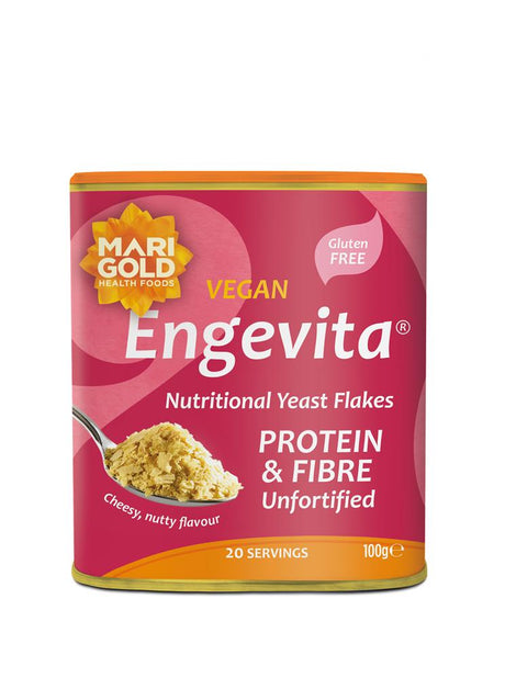 Marigold Engevita Protein Fibre Yeast Pink 100g - Greenlands Health Store
