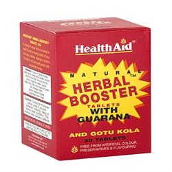 Herbal Booster with Guarana - 30 Tablets - Greenlands Health Store