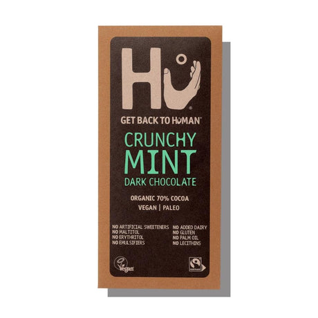 Hu Crunchy Mint Dark Chocolate Bar 60g - Greenlands Health Store