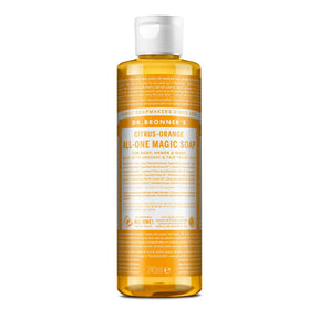 Org All One Magic Citrus Liquid Soap 240ml. Orange scented - Greenlands Health Store