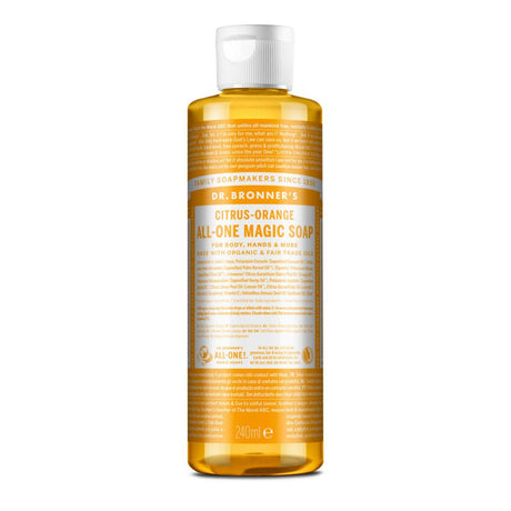 Org All One Magic Citrus Liquid Soap 240ml. Orange scented - Greenlands Health Store
