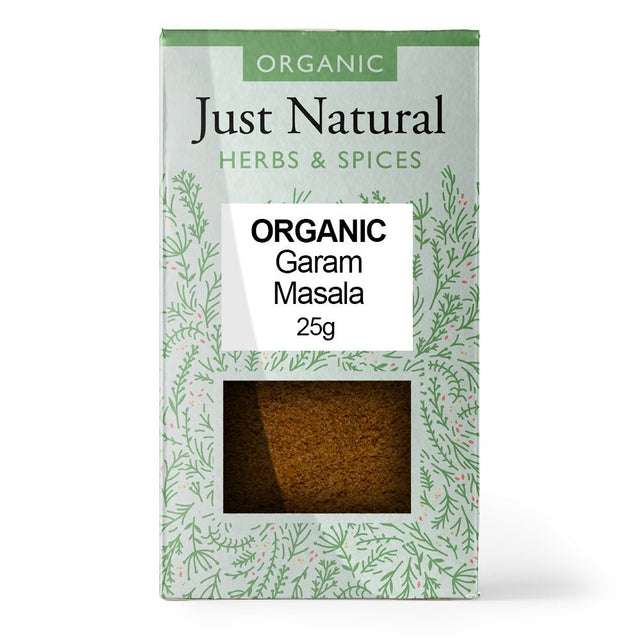 Organic Garam Masala (Box) 25g - Greenlands Health Store