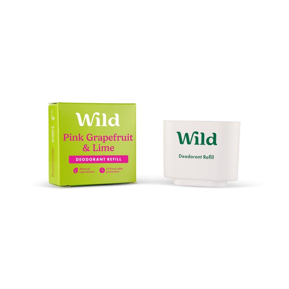 Wild Pink Grapefruit & Lime Deodorant Deo Refill 40g - Greenlands Health Store