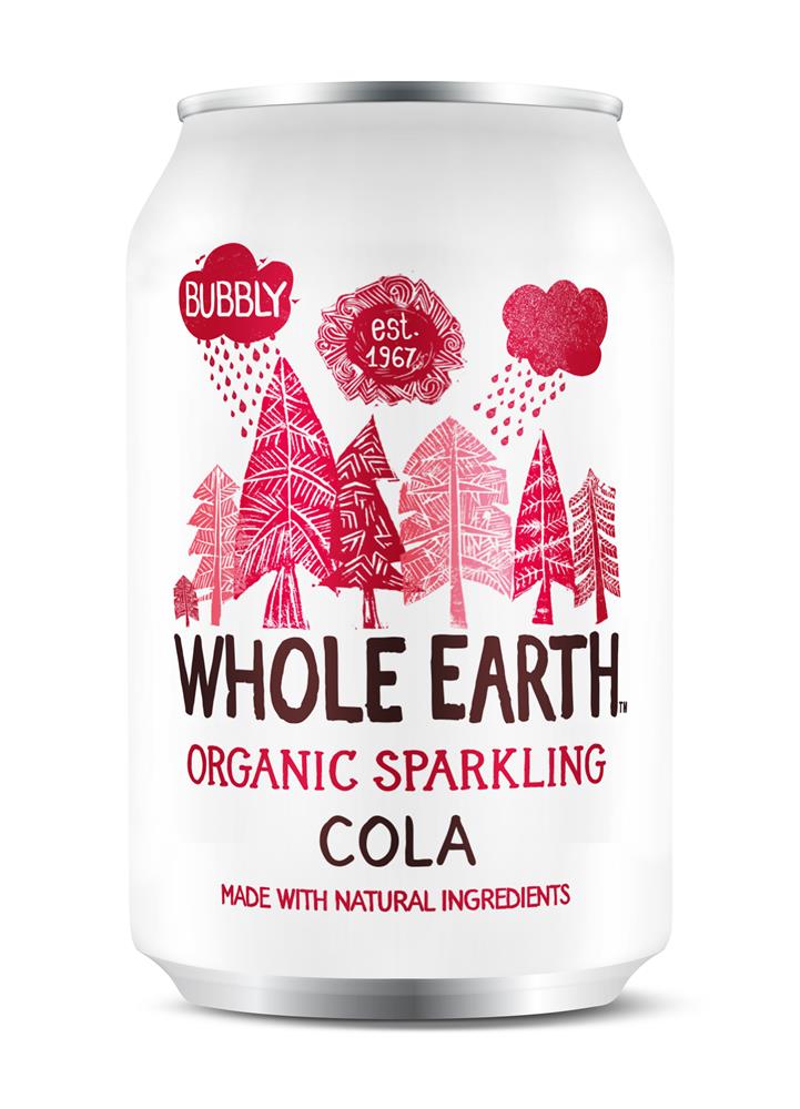 Whole Earth Lightly Sparkling Organic Cola 330ml - Greenlands Health Store