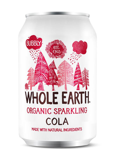 Whole Earth Lightly Sparkling Organic Cola 330ml - Greenlands Health Store