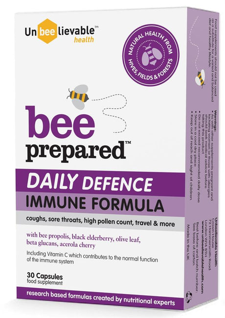 BEE Prepared Daily Immune Formula 30 Capsules - Greenlands Health Store