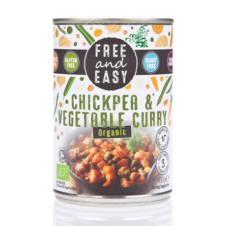 Organic Chick Pea & Vegetable Curry 400g - Greenlands Health Store