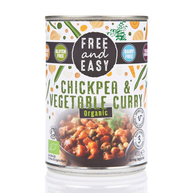 Organic Chick Pea & Vegetable Curry 400g - Greenlands Health Store
