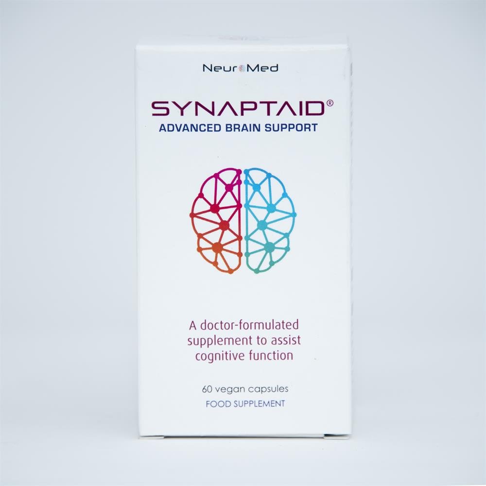 Synaptaid Advanced Brain Support Vegan Capsules 60's - Greenlands Health Store