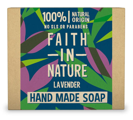 Faith in Nature Lavender Pure Vegetable Soap 100g - Greenlands Health Store
