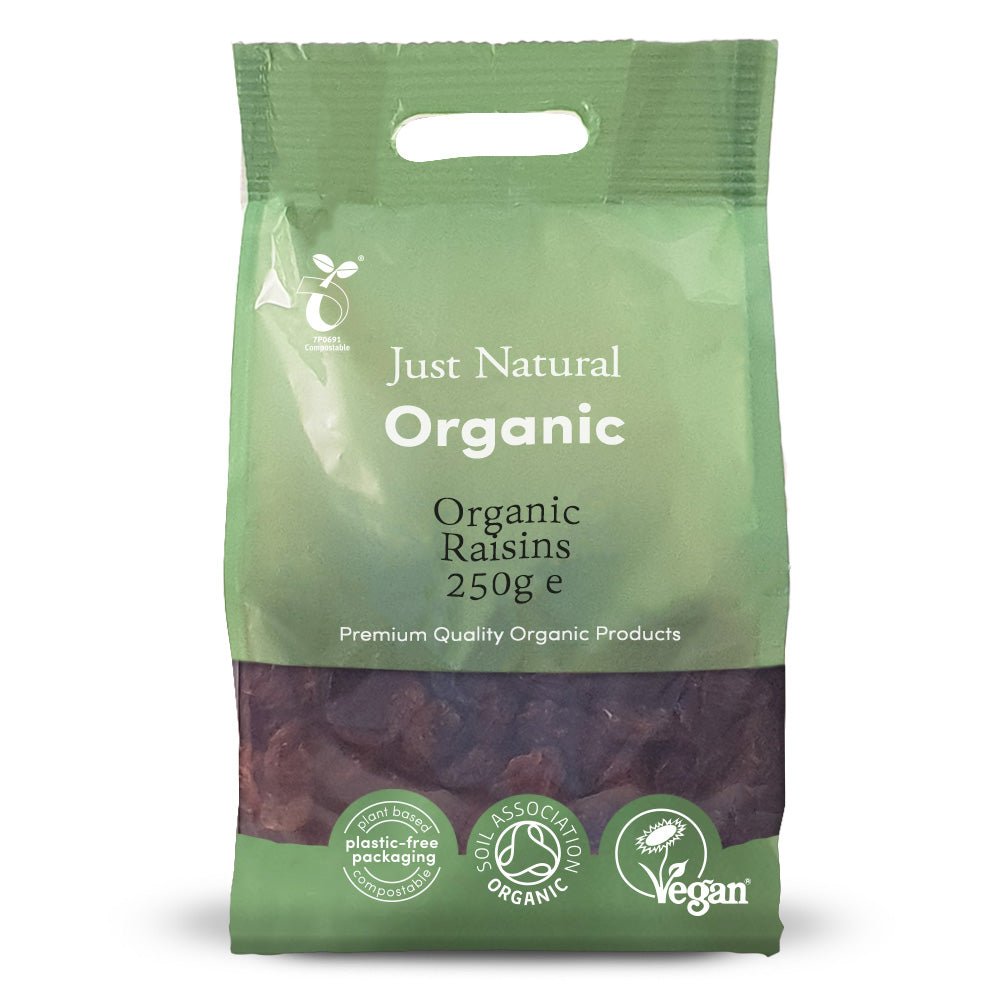 Organic Thompson Seedless Raisins 250g - Greenlands Health Store