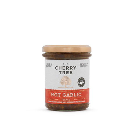 The Cherry Tree Hot Garlic Pickle 210g - Greenlands Health Store