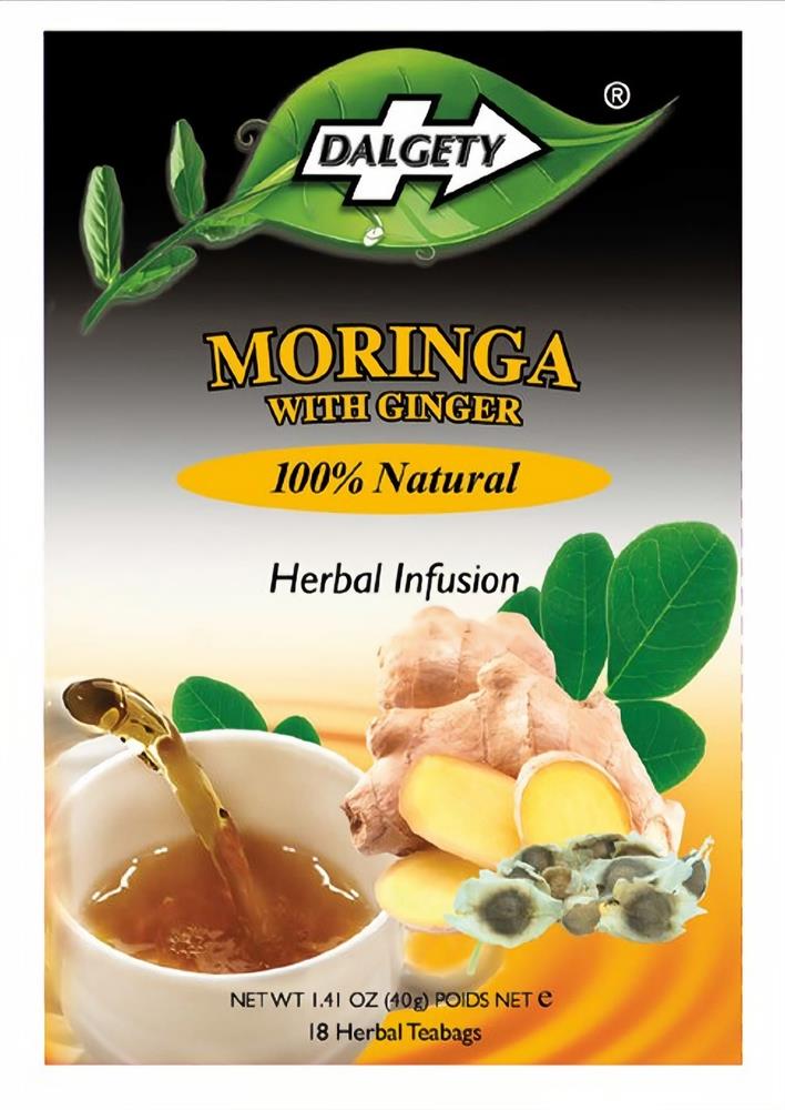 Dalgety Moringa & Ginger 18 Teabags - Greenlands Health Store