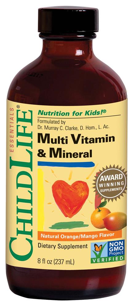 ChildLife Essential Multi Vitamin & Mineral Mango/ Orange - Greenlands Health Store