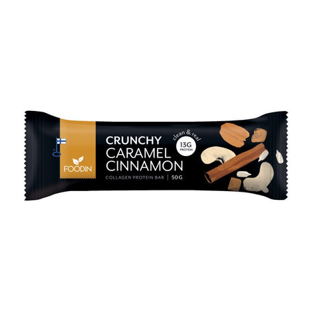 Foodin Collagen Protein Bar Caramel Cinnamon - Greenlands Health Store