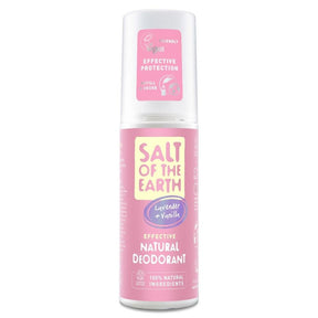 Lavender & Vanilla Natural Deodorant Spray 100ml - Greenlands Health Store