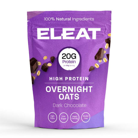 ELEAT Chocolate Protein Overnight Oats - 400g Pouch - Greenlands Health Store