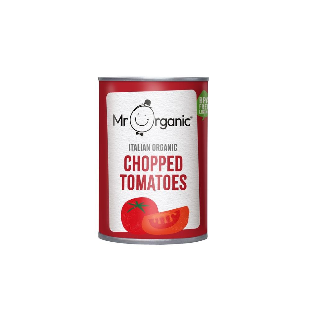 Mr Organic Chopped Tomatoes 400g - Greenlands Health Store
