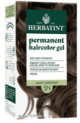Light Chestnut Ammonia Free hair Colour 5N 170ml - Greenlands Health Store