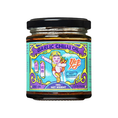 Yep Kitchen Garlic Chilli Oil 160g - Greenlands Health Store