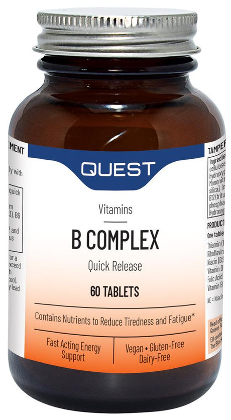 B COMPLEX (QUICK RELEASE) 60 tabs - Greenlands Health Store