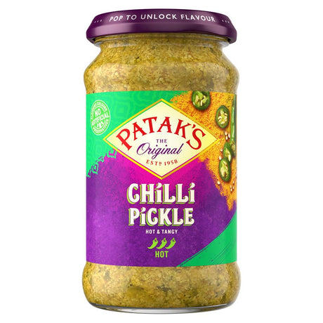 Pataks Chilli Pickle 283g - Greenlands Health Store