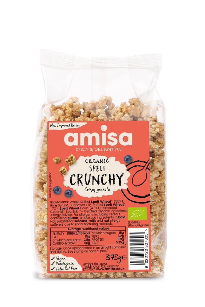Organic Spelt Crunchy 375g - Greenlands Health Store