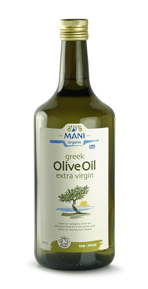 MANI Organic Extra Virgin Olive Oil 1L - Greenlands Health Store
