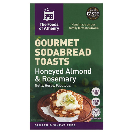 GF Almond Rosemary Toasts 110g - Greenlands Health Store
