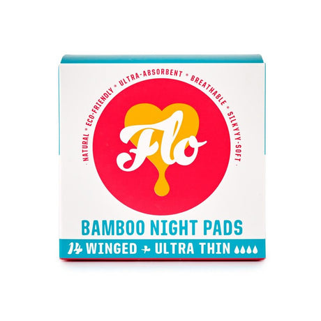Bamboo Night Pad Pack (14pads) - Greenlands Health Store