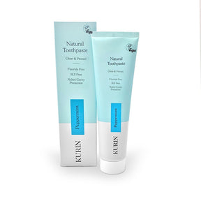 Fluoride Free Natural Toothpaste 100ml - Peppermint - Greenlands Health Store