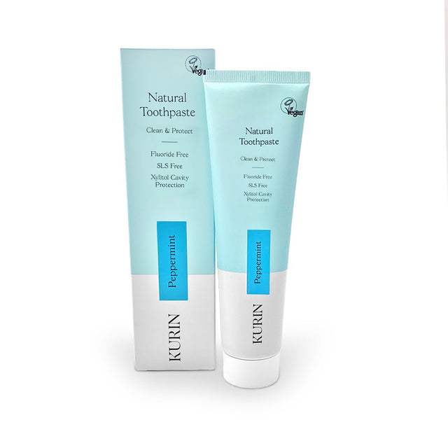 Fluoride Free Natural Toothpaste 100ml - Peppermint - Greenlands Health Store