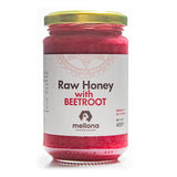 Mellona Cypriot Raw Honey with Beetroot 400g - Greenlands Health Store