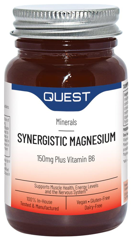 Synergistic Magnesium 150mg 60 Tablets - Greenlands Health Store