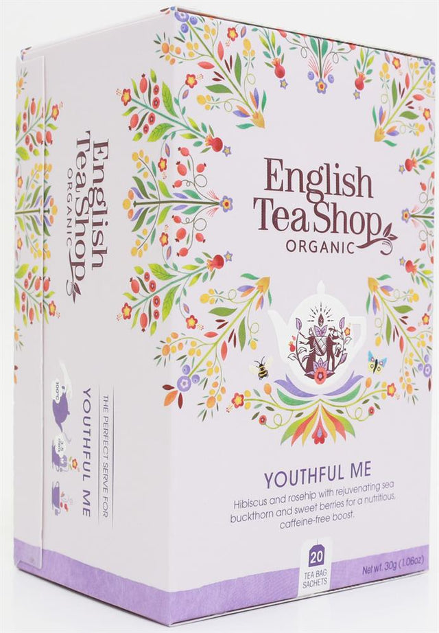 Youthful Me Tea - 20 Tea Bag Sachets - Greenlands Health Store