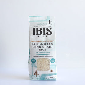 Organic Semi - milled Long Grain Rice Jasmine 500g - Greenlands Health Store