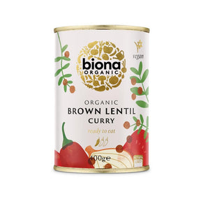 Organic Brown Lentil Curry 400g - Greenlands Health Store