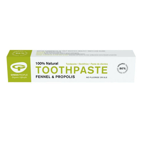 Fennel & Propolis Toothpaste 50ml - Greenlands Health Store