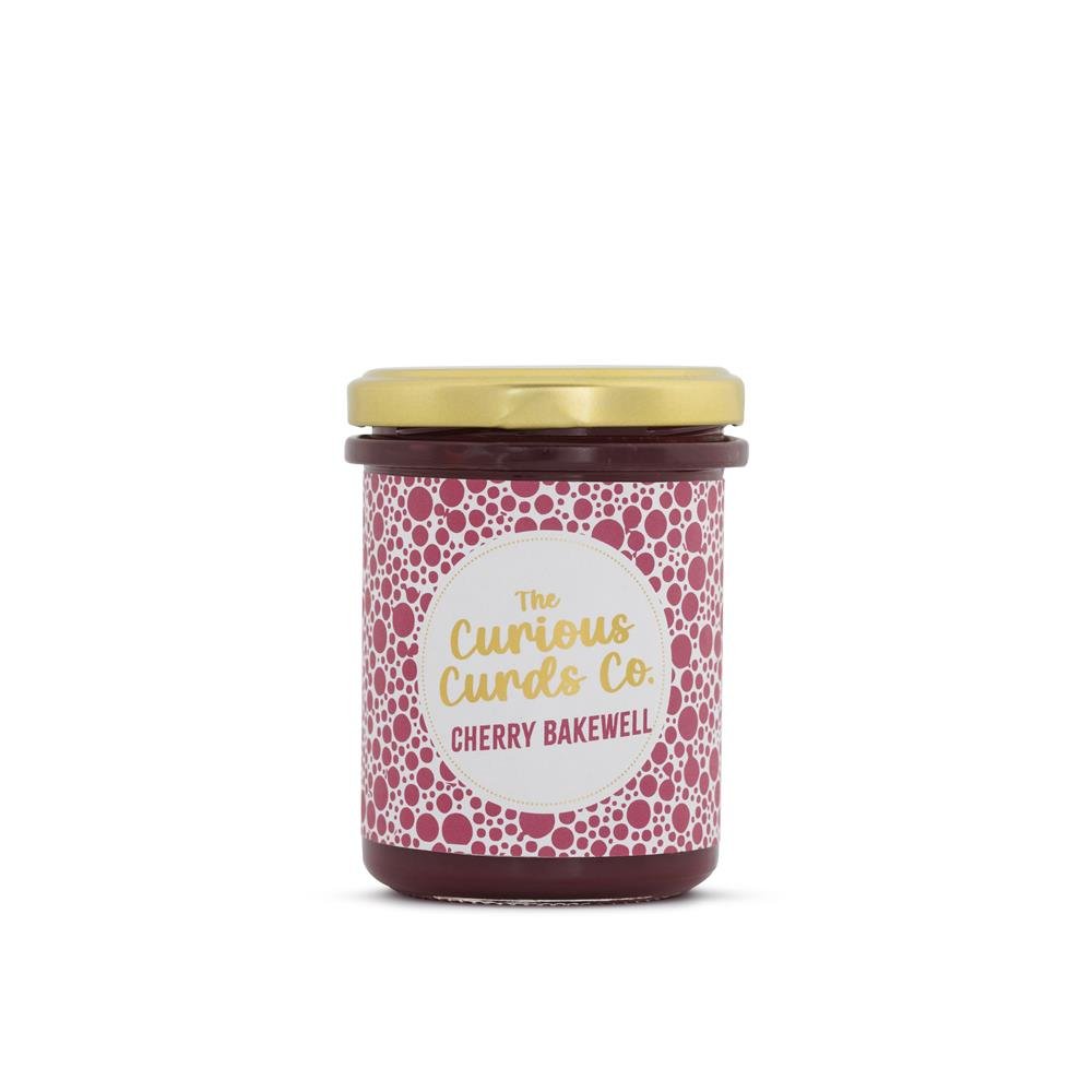 The Curious Curd Co Cherry Bakewell Curd 210g - Greenlands Health Store