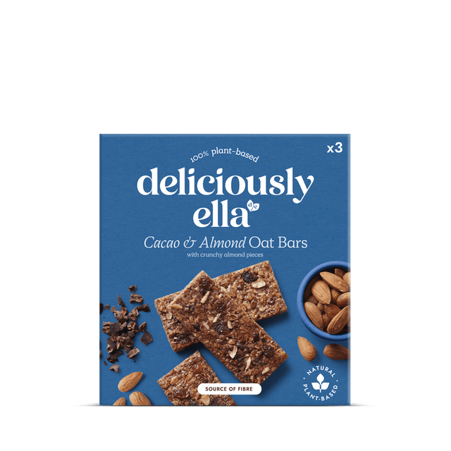 Deliciously Ella Cacao & Almond Oat Bar (50g x 3) - Greenlands Health Store