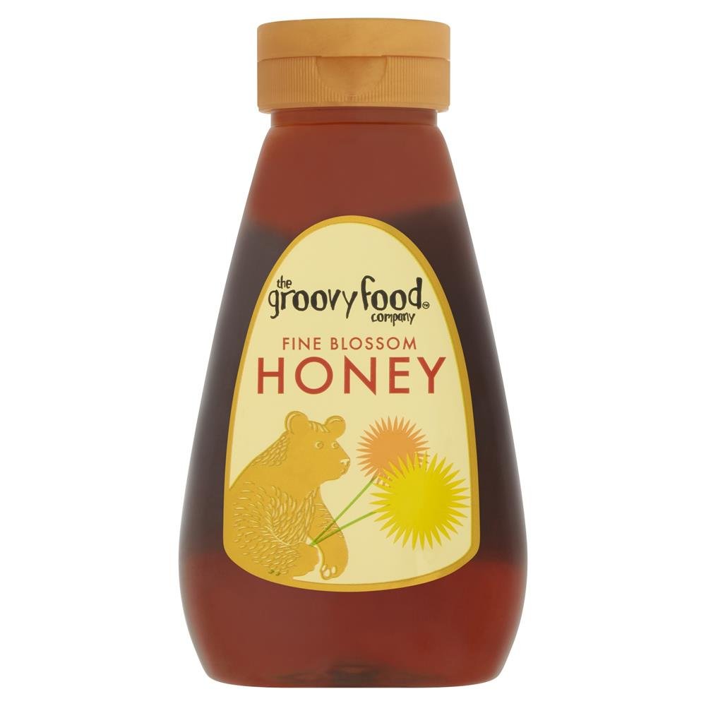 The Groovy Food Company Squeezy Fine Blossom Honey 340g - Greenlands Health Store