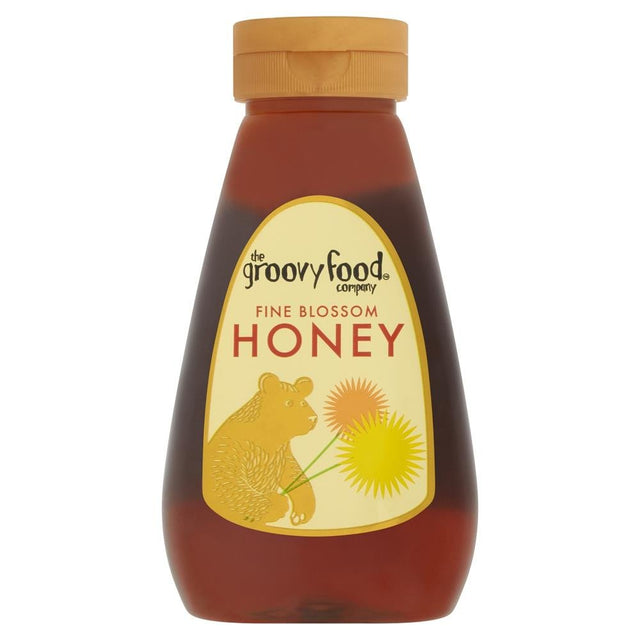 The Groovy Food Company Squeezy Fine Blossom Honey 340g - Greenlands Health Store