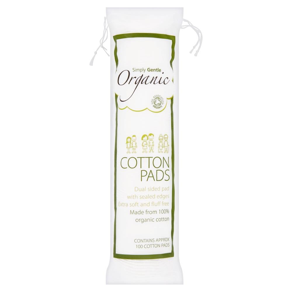 Organic Cotton Cosmetic Pads 100's - Greenlands Health Store