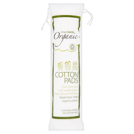Organic Cotton Cosmetic Pads 100's - Greenlands Health Store