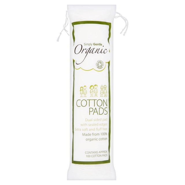Organic Cotton Cosmetic Pads 100's - Greenlands Health Store