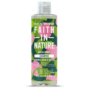 Faith in Nature Wild Rose Shampoo 400ml - Greenlands Health Store
