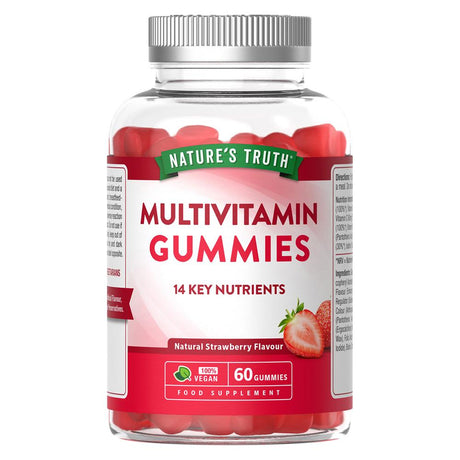 Nature's Truth Adult Multivitamin Strawberry 60 Gummies - Greenlands Health Store